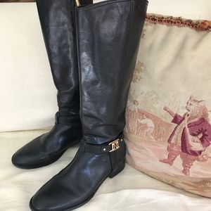 💲⬇️($185)Tory Burch Alessandra leather boots